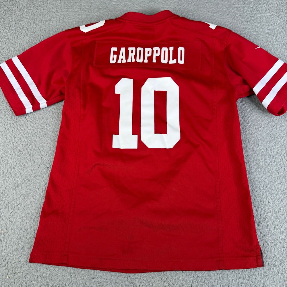 Nike Jersey Kids L Red Jimmy Garoppolo San Francisco 49ers NFL On Field #10